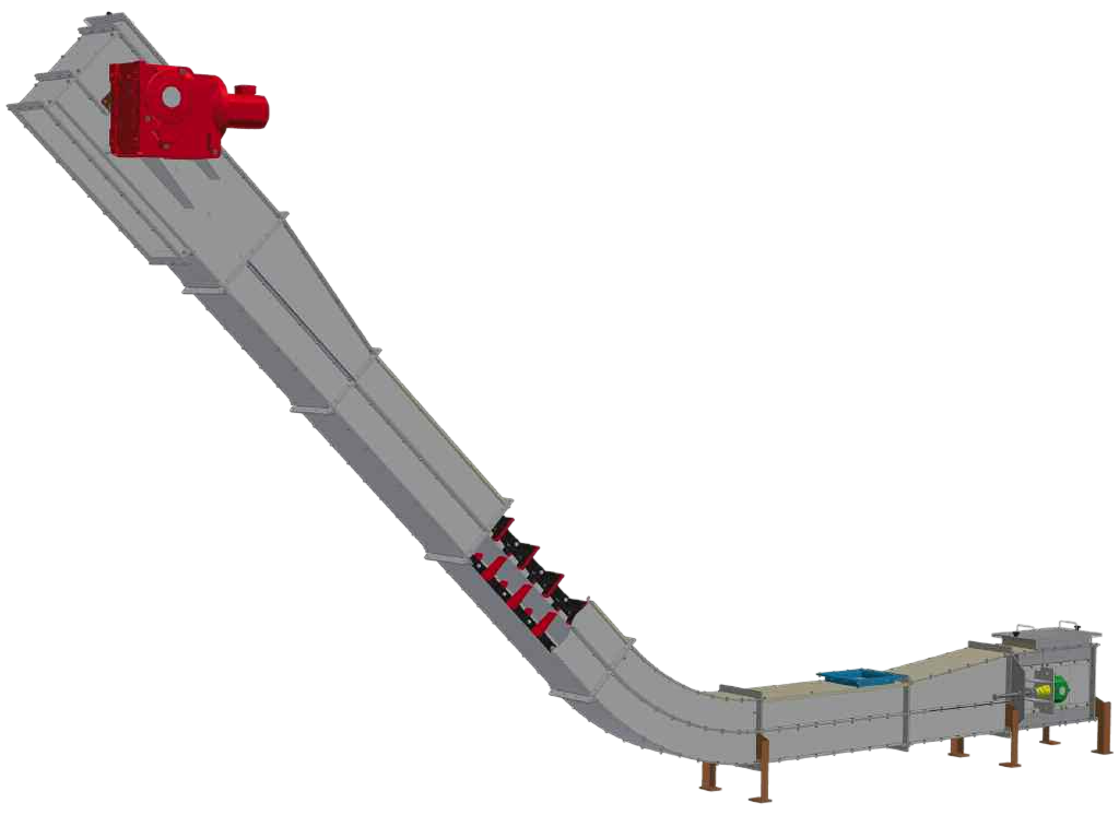 Conveying Equipment / Conveyors and Bucket Elevators for Waste Recycling