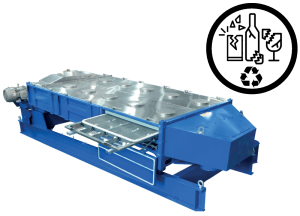 Crushed glass screeners
